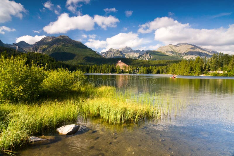 Strbske Pleso, lake in Slovakia