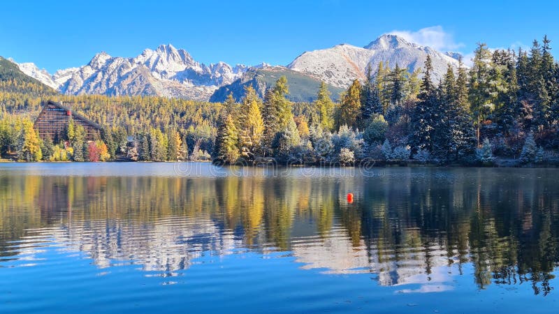 Štrbské Pleso na Slovensku.