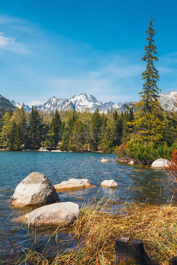 Strbske Pleso in Tatra Mountains in Slovakia