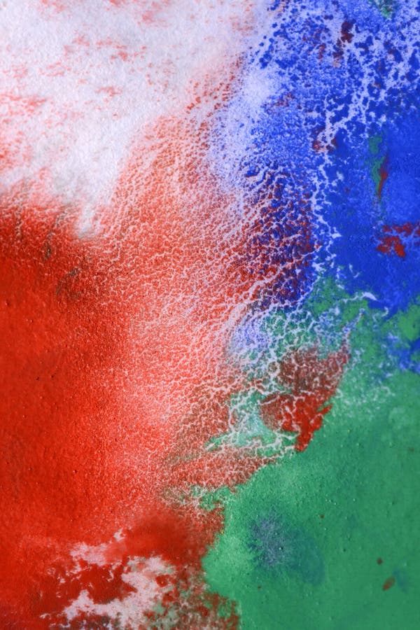 Streaks of Red Blue Green Paint Mix Stock Image Image of dissolve, association 78975509