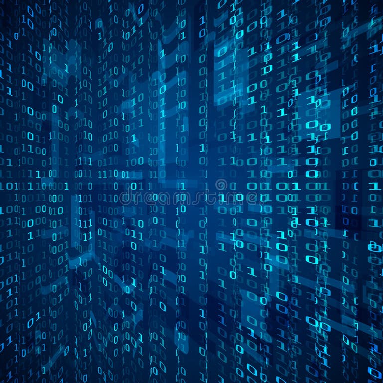Binary Digital Technology Stock Illustrations – 138,746 Binary Digital ...