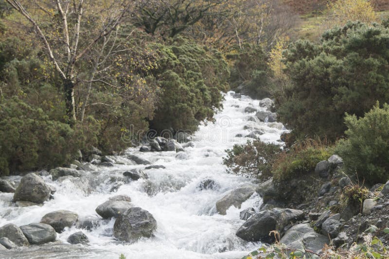 Stream leading down to a Lake