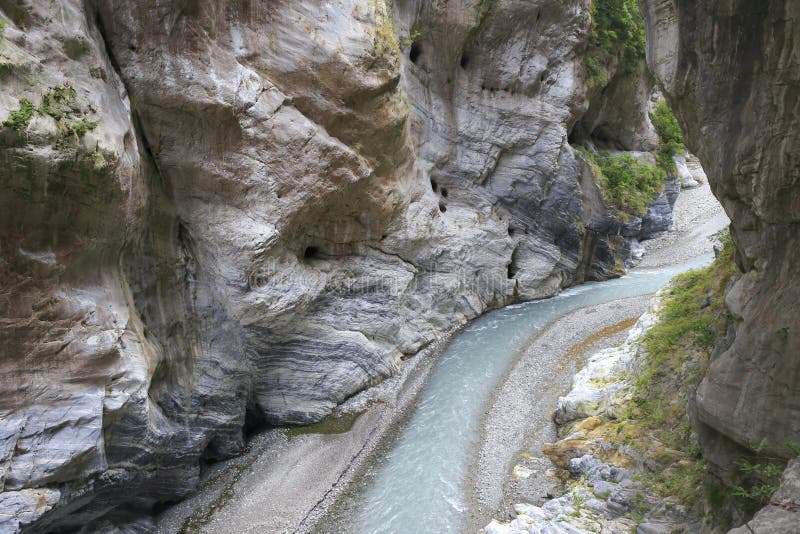Stream of taroko gorge
