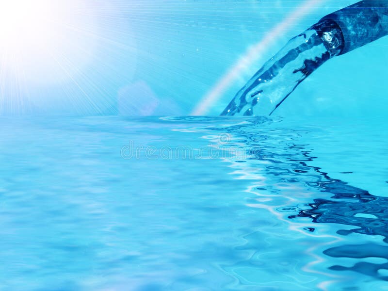 Stream water pipe royalty free stock photo