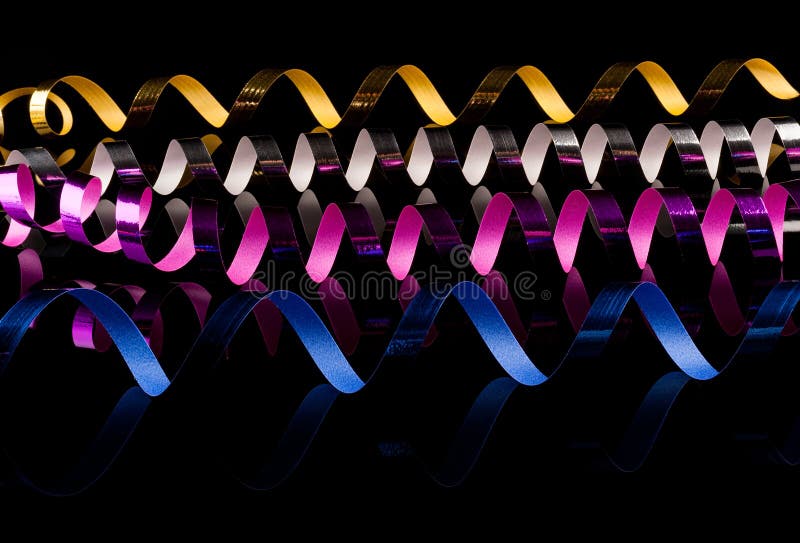 Streamer stock image. Image of blue, band, decorative 38169173