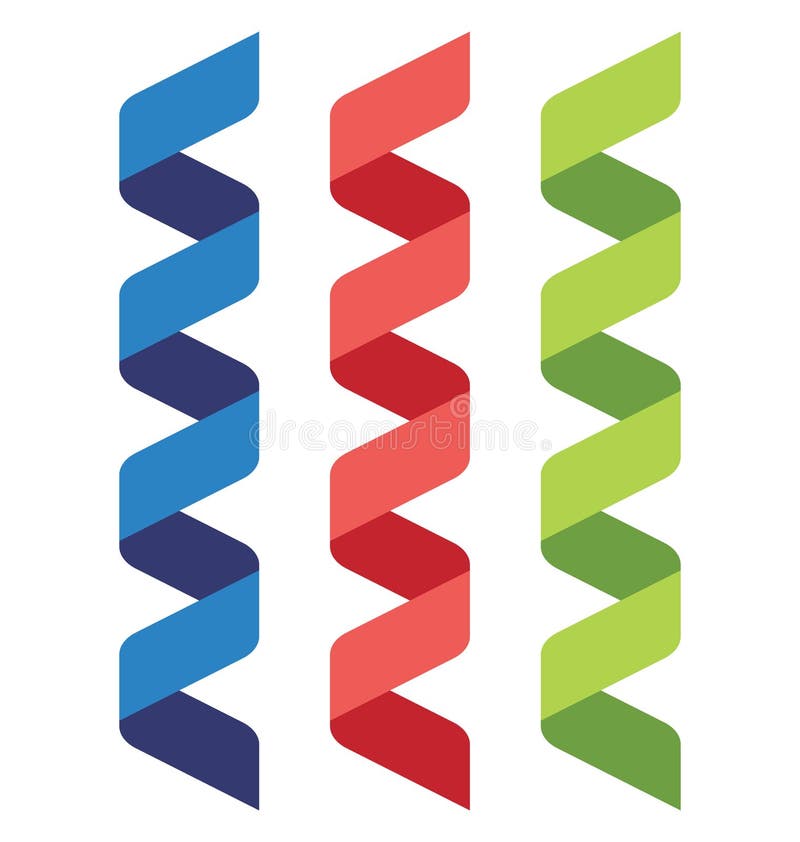 Streamers Colored Vector Illustration Icon that Can Be Easily Modified