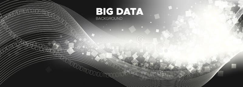 Streaming Backgrounds. Monochrome Digital stock illustration