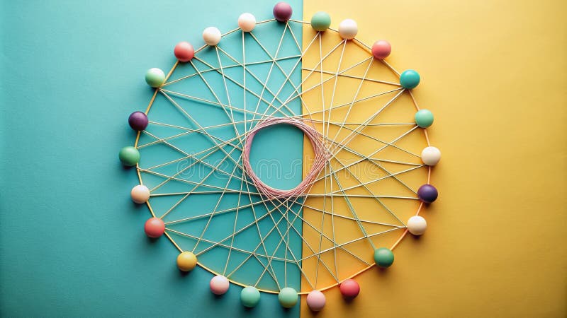 Streamlined Web Design Brainstorming A Circular Flowchart Concept for Innovative Website Development vector illustration