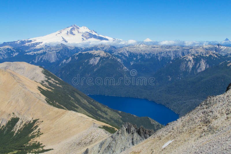 Strecke Cerros Tronador Anden, Argentinien stockbild Strecke Cerros Tronador Anden, Argentinien stockbild