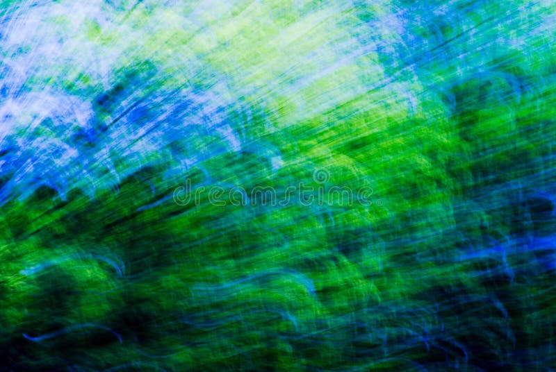 Striscia astratta blu e verde fotografie stock libere da diritti