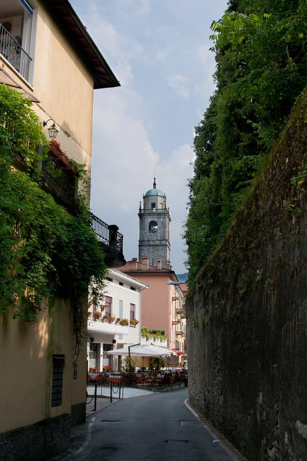 Street of Bellagio,lake Como