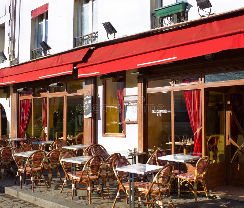 Street cafe in Paris royalty free stock photography