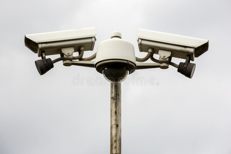 Street Cameras Surveillance Stock Image Image of city, privacy 189429911