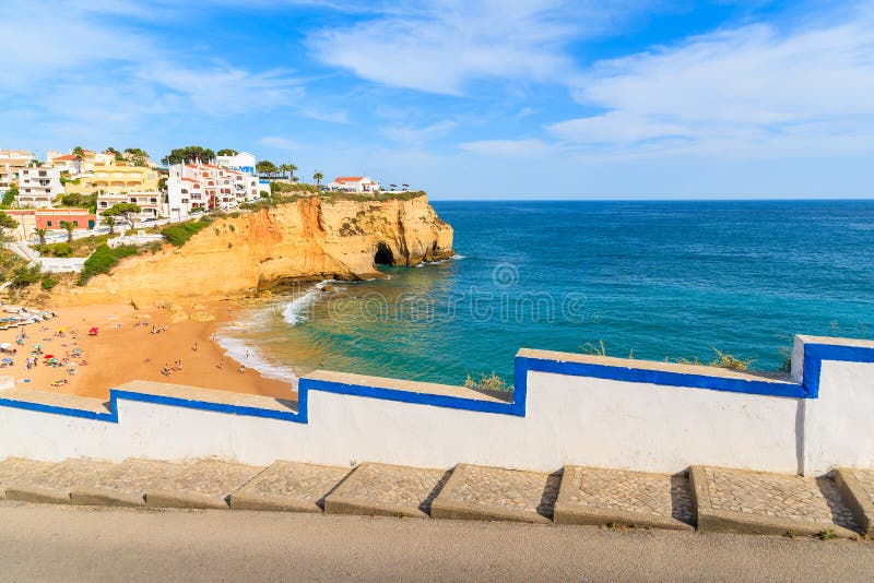 Street in Carvoeiro fishing village