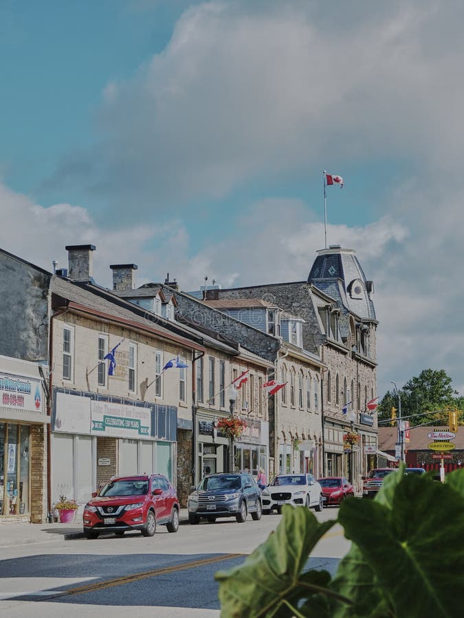 Street in the City of Elora Editorial Image Image of infrastructure