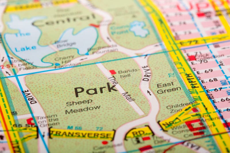 Street city map stock photos