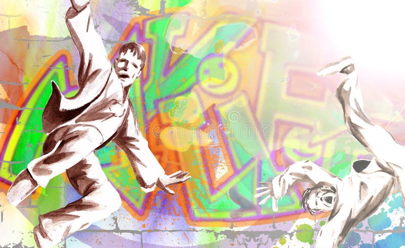 Street culture stock illustration. Illustration of young - 8169048