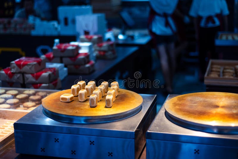 Street Food on Chinese Food Market Stock Photo - Image of night, market