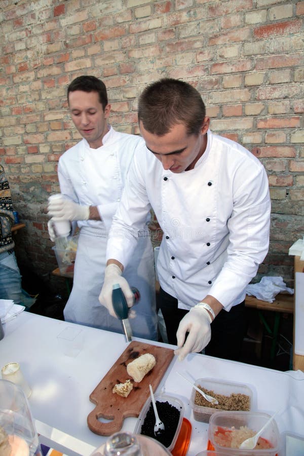 Street Food Festival in Kiev, Ukraine. Editorial Stock Photo - Image of