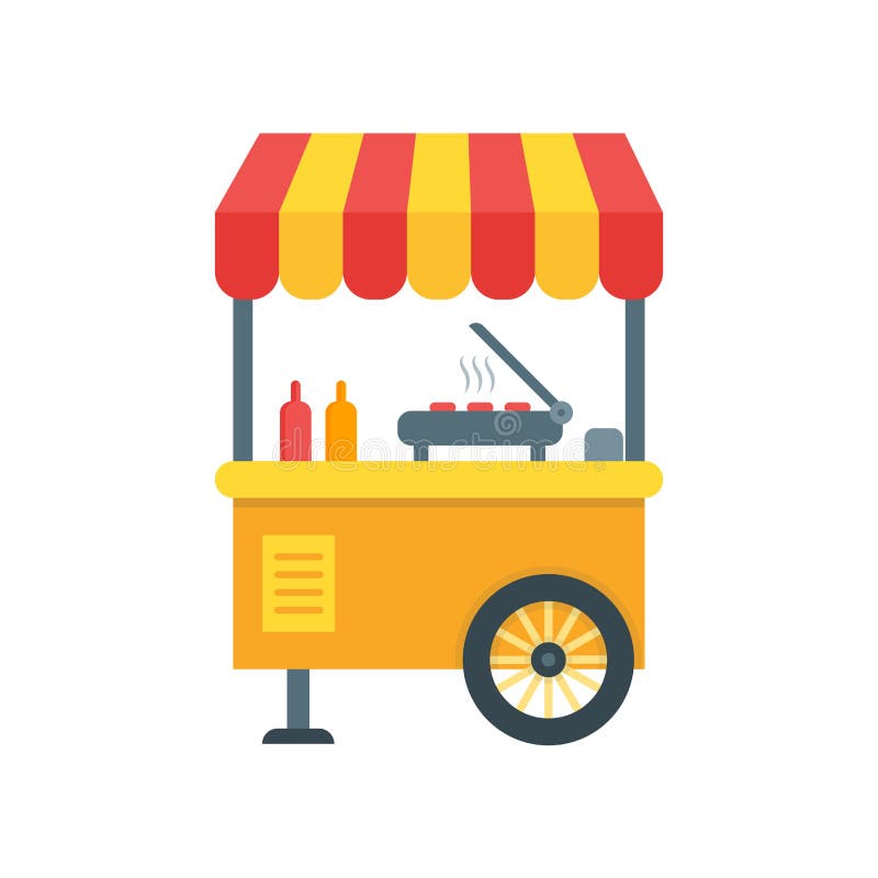 Street food icon vector isolated on white background for your web and mobile app design, Street food logo concept. Street food icon vector isolated on white background for your web and mobile app design, Street food logo concept