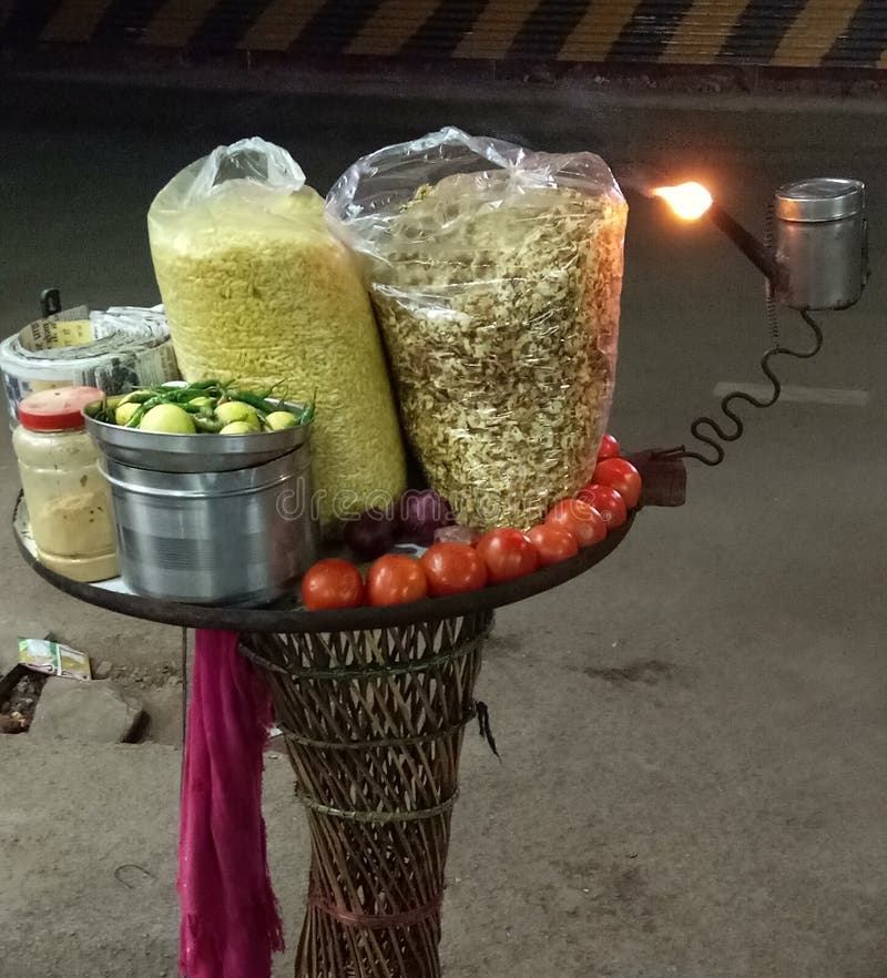 Street food India stock image. Image of food, people - 168296893