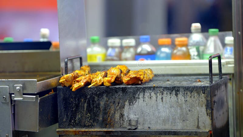 Street Food in New York - Street Photography Stock Image - Image of