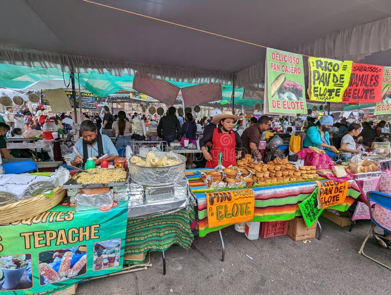 Street Food Vendors in Mexico City Editorial Stock Photo - Image of