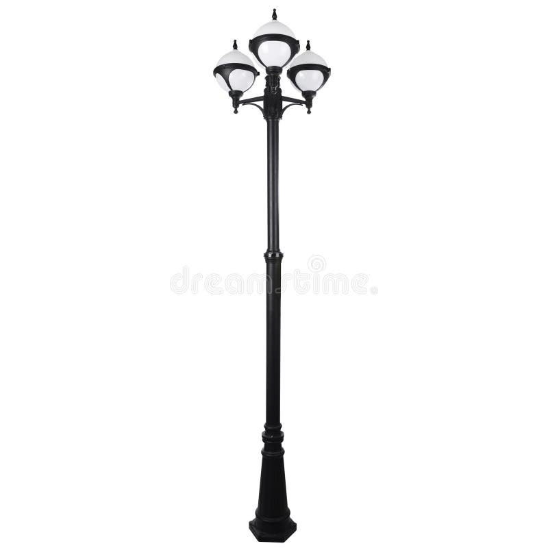 Street lamp isolated stock image. Image of lantern, city 87198663