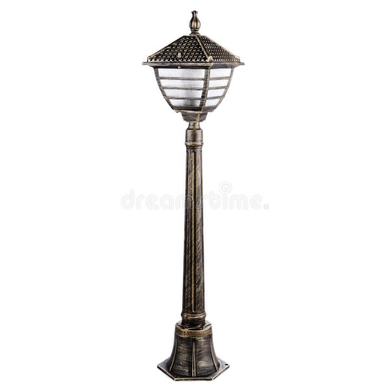 Street lamp isolated stock image. Image of power, sconce 87199425