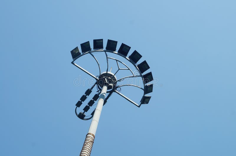 Street lamp setting stock photo. Image of public, facilities 60893166