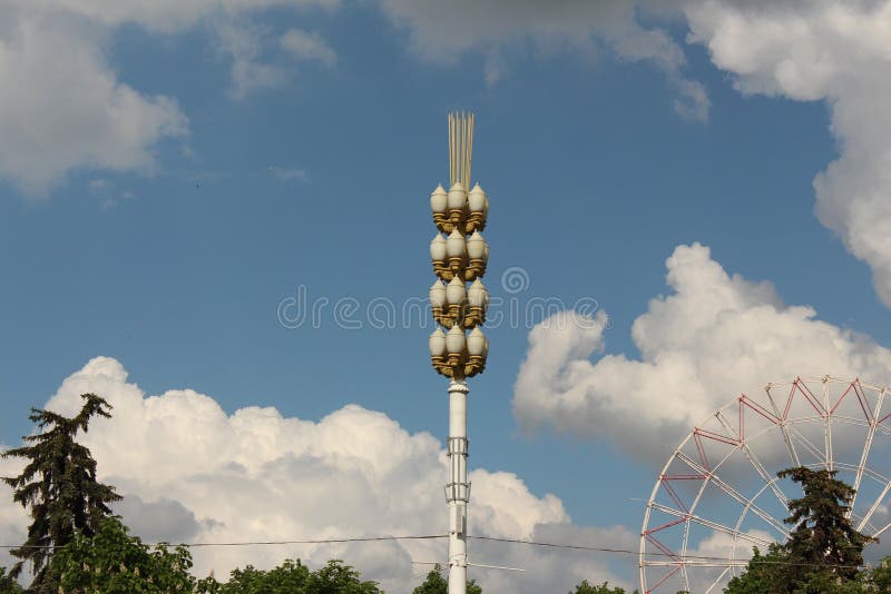 Street lamp at the VDNKh