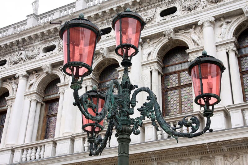 Street lamp in Venice, Italy