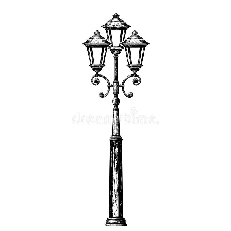 street light , street post royalty free illustration street light , street post royalty free illustration