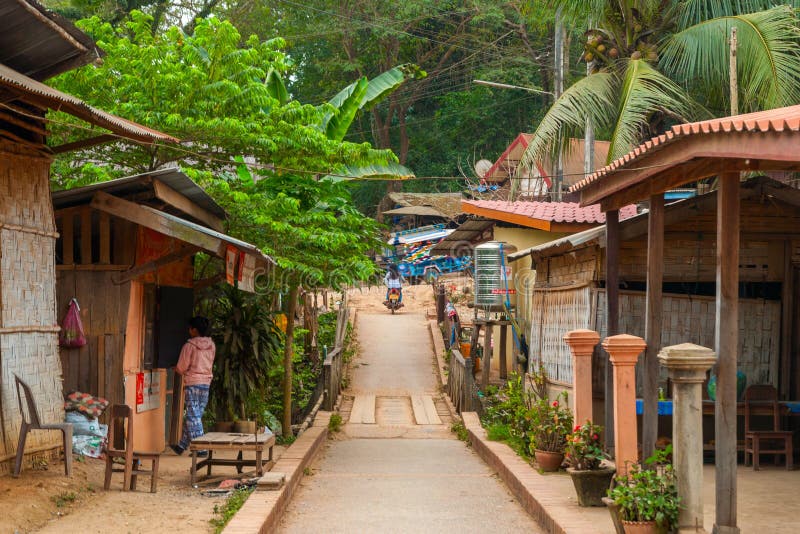 Street in Luang Prabang, Laos