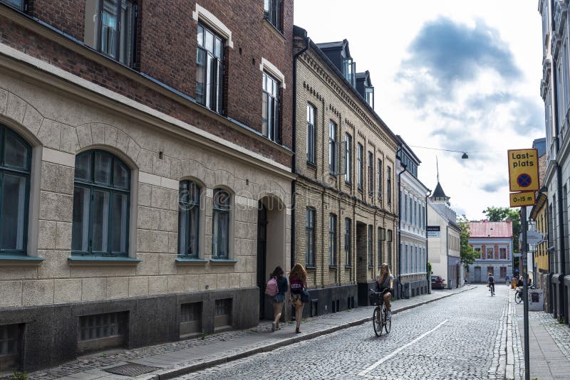 Street In Lund Scania Sweden Editorial Photography Image Of Scania