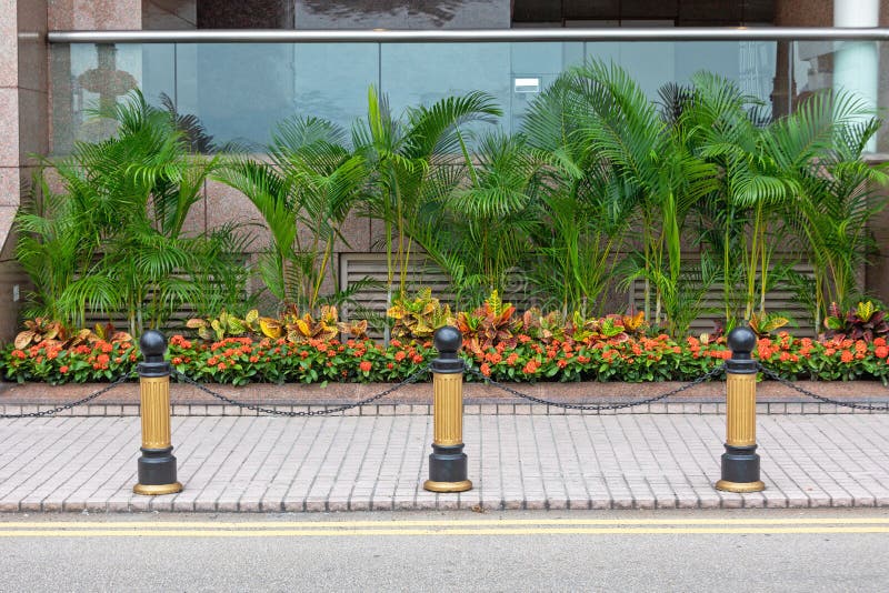 Street Plants Decor stock image. Image of garden, flower 163867193