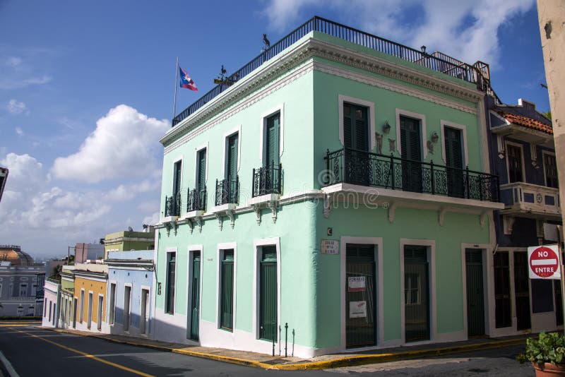 Street of Puerto Rico stock photos Street of Puerto Rico stock photos