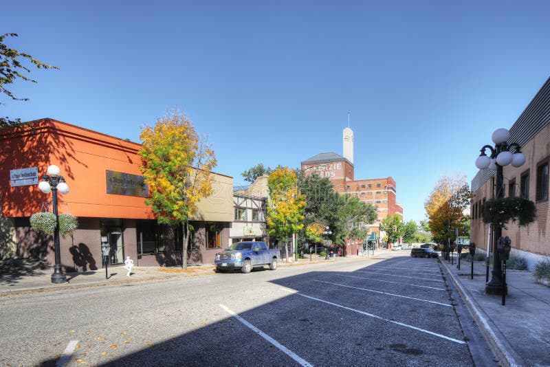 Street scene in Brandon, Manitoba, Canada