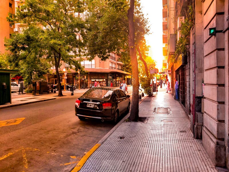 Street Scene in Buenos Aires in Argentina Editorial Stock Image - Image of  centro, architecture: 173743394