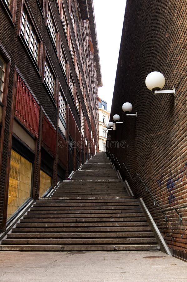 Street in Stockholm stock image