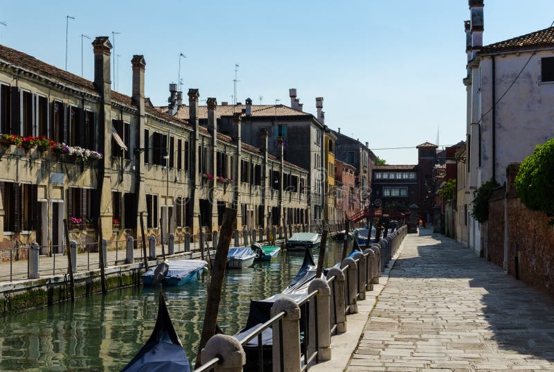 Canal In Venice Stock Image Image Of Balustrade Canal