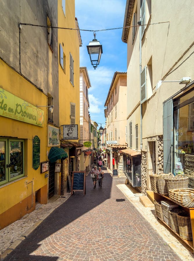 422 Street View Antibes Old Town France Stock Photos - Free & Royalty ...