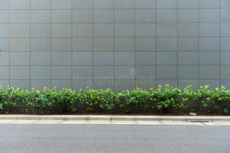 street wall background ,Industrial background, empty grunge urban street with warehouse brick wall