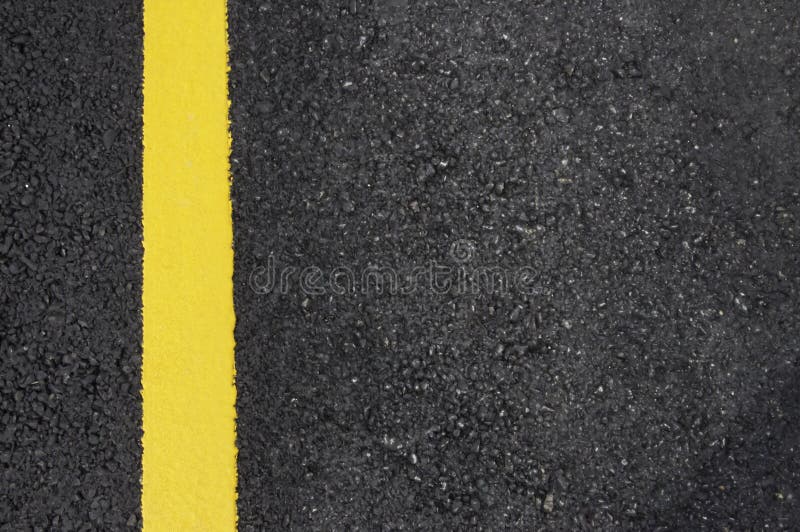 Street with Yellow line