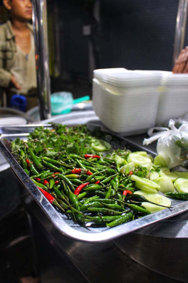 Streetfood adorna en Mandalay imagen de archivo Streetfood adorna en Mandalay imagen de archivo