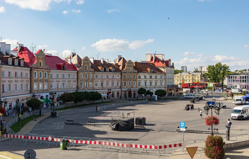 Streets and Architecture of the Old City of Lublin Editorial Photo ...