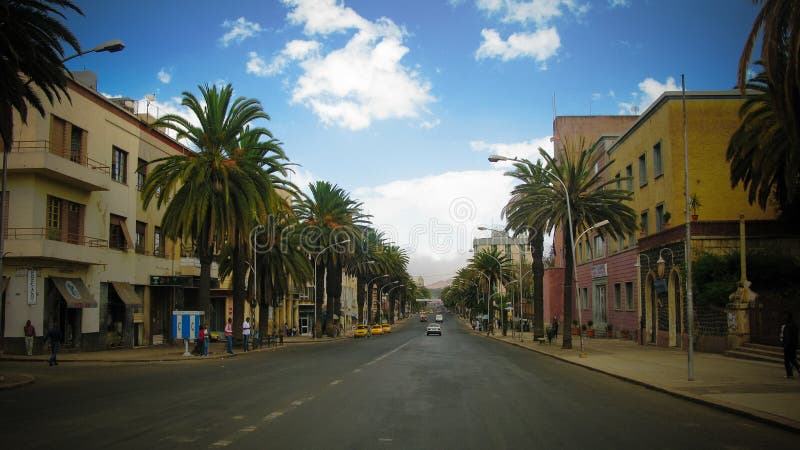 Market Street  In Asmara  Eritrea Editorial Photography 