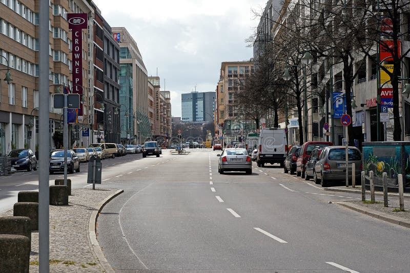 Streets of Berlin, Germany editorial stock photo. Image of capital