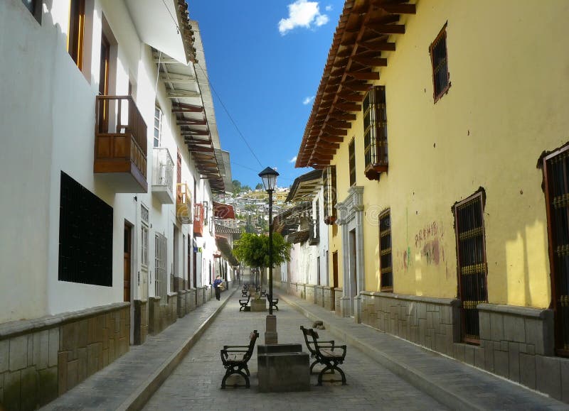 On the streets of Cajamarca.