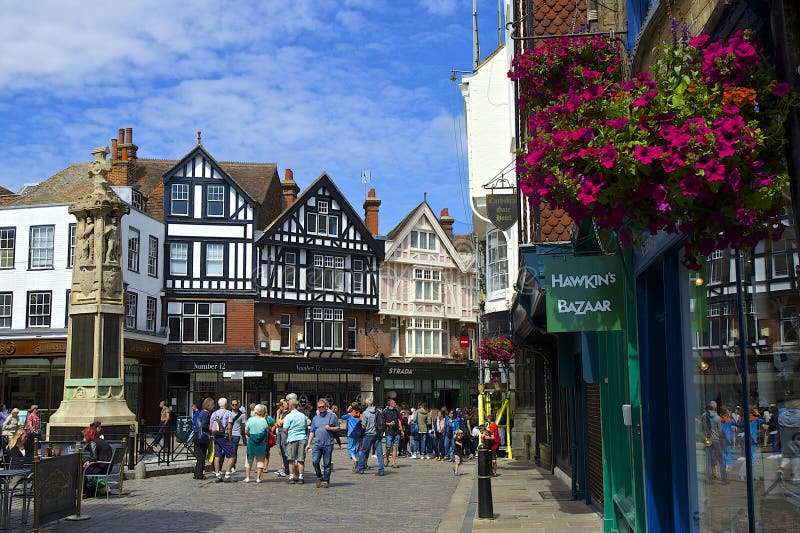 Canterbury, UK editorial photography. Image of towns 33599352